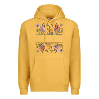 Mustard wildflower your text here Premium Hoodie - MaliasSmallBusiness