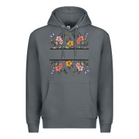 Rock wildflower your text here Premium Hoodie - MaliasSmallBusiness