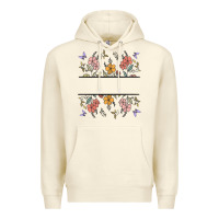 Sandshell wildflower your text here Premium Hoodie - MaliasSmallBusiness