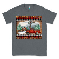 Charcoal Heather Christmas farm and truck Classic Tee - RanaPortraitStore