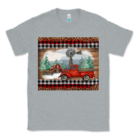 Heather Grey Christmas farm and truck Classic Tee - RanaPortraitStore