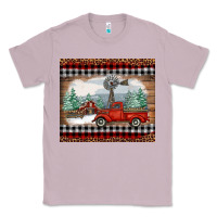 Lilac Christmas farm and truck Classic Tee - RanaPortraitStore