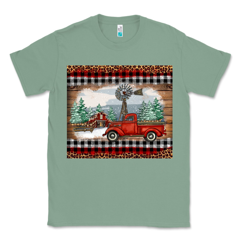 Christmas Farm And Truck Classic Tee by RanaPortraitStore | Teevron