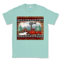 Seafoam Christmas farm and truck Classic Tee - RanaPortraitStore
