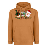 Meerkat peace love christmas Heavyweight Hoodie - BundleAndBundleShop