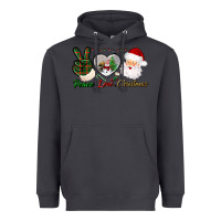 Smoke peace love christmas Heavyweight Hoodie - BundleAndBundleShop