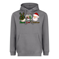Storm peace love christmas Heavyweight Hoodie - BundleAndBundleShop