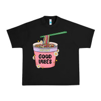 Black instant good vibes noodles Urban Heavy Tee - MaliasSmallBusiness