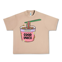 Burro instant good vibes noodles Urban Heavy Tee - MaliasSmallBusiness
