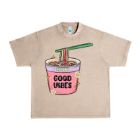 French Oak instant good vibes noodles Urban Heavy Tee - MaliasSmallBusiness