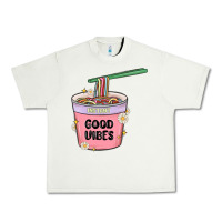 Pistachio instant good vibes noodles Urban Heavy Tee - MaliasSmallBusiness