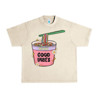 Sandshell instant good vibes noodles Urban Heavy Tee - MaliasSmallBusiness