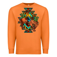 Carrot aztec rodeo cowboy Premium Sweatshirt - JahusDesignShop