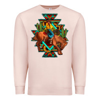 Aztec Rodeo Cowboy Premium Sweatshirt | Teevron