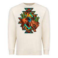 Sandshell aztec rodeo cowboy Premium Sweatshirt - JahusDesignShop