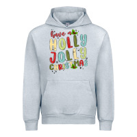 Heather Grey have a holly jolly christmas Urban Hoodie - MaliasSmallBusiness