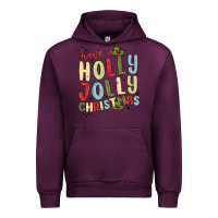 Mauve Wine have a holly jolly christmas Urban Hoodie - MaliasSmallBusiness