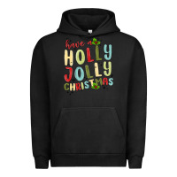 Pigment Black have a holly jolly christmas Urban Hoodie - MaliasSmallBusiness