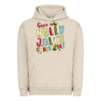Pigment French Oak have a holly jolly christmas Urban Hoodie - MaliasSmallBusiness