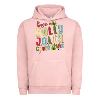 Pigment Salmon have a holly jolly christmas Urban Hoodie - MaliasSmallBusiness