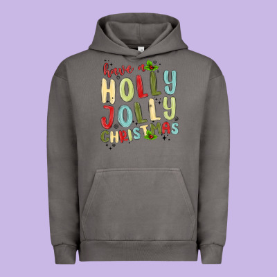 Have A Holly Jolly Christmas Urban Hoodie Designed By Maliassmallbusiness