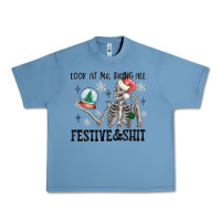 Pebble Blue look at me being all festive and shit Urban Heavy Tee - MaliasSmallBusiness