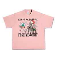 Salmon look at me being all festive and shit Urban Heavy Tee - MaliasSmallBusiness