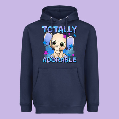 Totally Adorable Elephant Boy Heavyweight Hoodie Designed By Adodesignshop