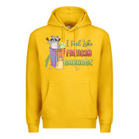 Lemon i feel like garbage raccoon Premium Hoodie - MaliasSmallBusiness