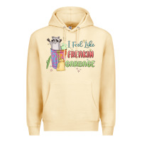 Pina Colada i feel like garbage raccoon Premium Hoodie - MaliasSmallBusiness