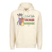 Sandshell i feel like garbage raccoon Premium Hoodie - MaliasSmallBusiness