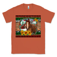 Copper christmas farm and horse Classic Tee - RanaPortraitStore