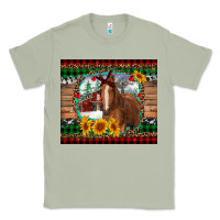 Matcha christmas farm and horse Classic Tee - RanaPortraitStore