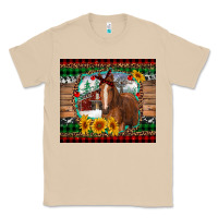 Mushroom christmas farm and horse Classic Tee - RanaPortraitStore