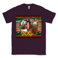 Plum christmas farm and horse Classic Tee - RanaPortraitStore