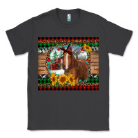 Smoke christmas farm and horse Classic Tee - RanaPortraitStore