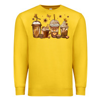 Lemon melanin afro coffee cups Premium Sweatshirt - Jasminsmagicworld