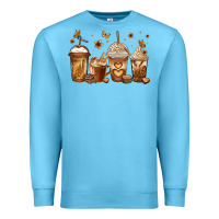 Ocean Blue melanin afro coffee cups Premium Sweatshirt - Jasminsmagicworld