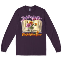Plum watch them grow Long Sleeve Tee - texasbilliewilder