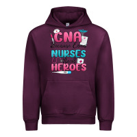 Mauve Wine cna because even nurses need heroes Urban Hoodie - MaliasSmallBusiness