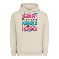 Pigment French Oak cna because even nurses need heroes Urban Hoodie - MaliasSmallBusiness