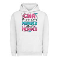 Pigment Lunar Rock cna because even nurses need heroes Urban Hoodie - MaliasSmallBusiness