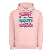 Pigment Salmon cna because even nurses need heroes Urban Hoodie - MaliasSmallBusiness