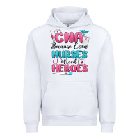 White cna because even nurses need heroes Urban Hoodie - MaliasSmallBusiness