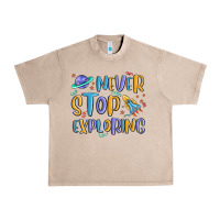 French Oak never stop exploring Urban Heavy Tee - MaliasSmallBusiness
