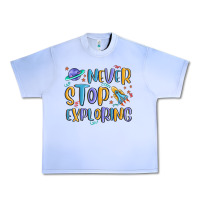 Grape Ice never stop exploring Urban Heavy Tee - MaliasSmallBusiness