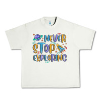 Pistachio never stop exploring Urban Heavy Tee - MaliasSmallBusiness