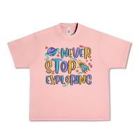 Salmon never stop exploring Urban Heavy Tee - MaliasSmallBusiness