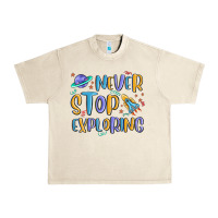 Sandshell never stop exploring Urban Heavy Tee - MaliasSmallBusiness