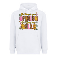 The Thing Is Your Opinion Dont Pay My Bills Heavyweight Hoodie | Teevron